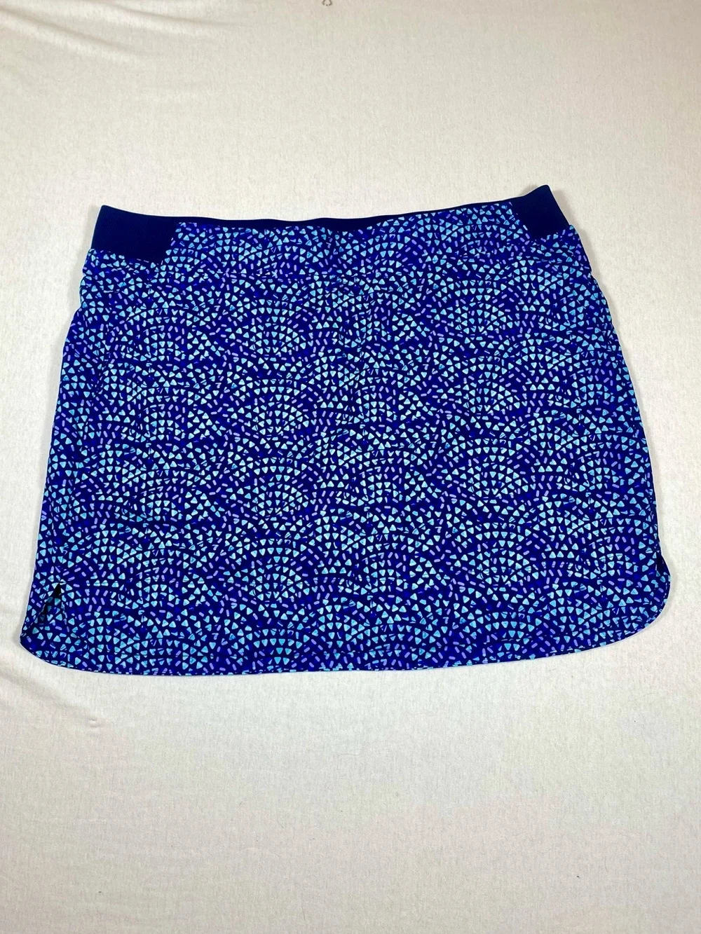 Cypress Club XL Blue Geometric Print Golf Tennis Skort